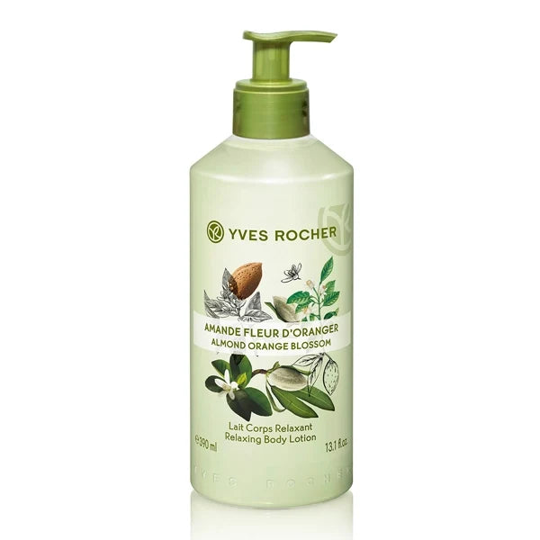 Yves Rocher Relaxing Body Lotion Almond Orange Blossom 390 ml