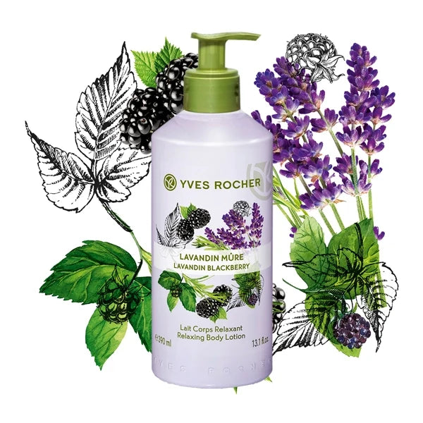 Yves Rocher Relaxing Body Lotion Lavander Blackberry