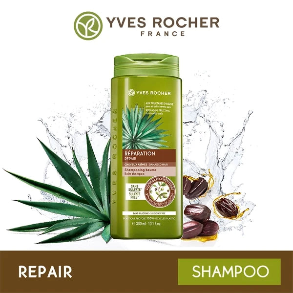 Yves Rocher Repair Balm Shampoo Sulfate Free