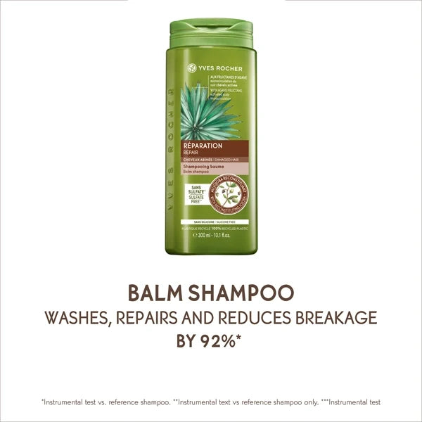 Yves Rocher Repair Balm Shampoo Sulfate Free
