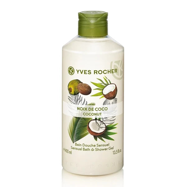 Yves Rocher Sensual Bath and Shower Gel Coconut 400 ml
